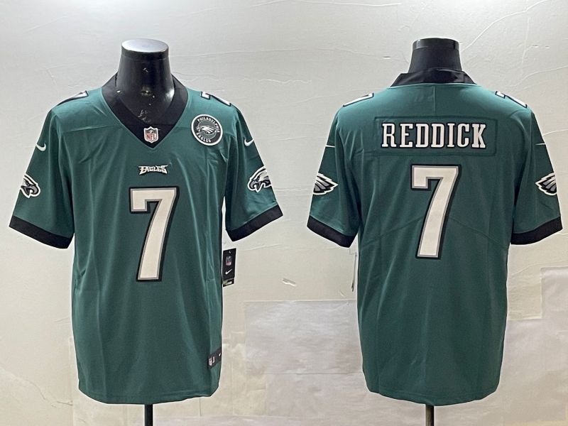 Men Philadelphia Eagles #7 Reddick Green 2025 Nike Vapor Limited NFL Jersey style 3